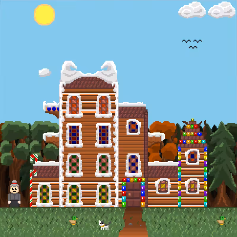 2D Mansion Candy House #114