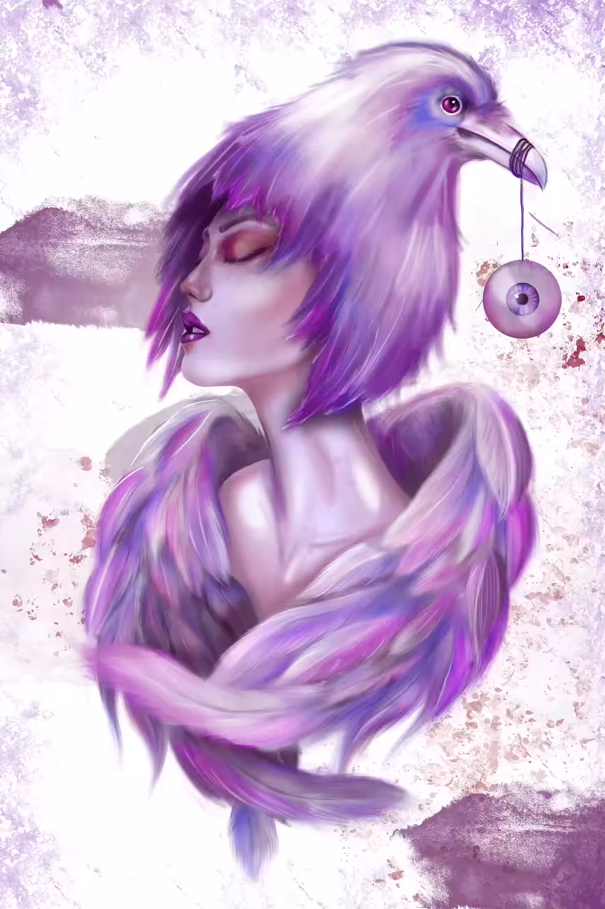 The Delirium of Falling Feathers