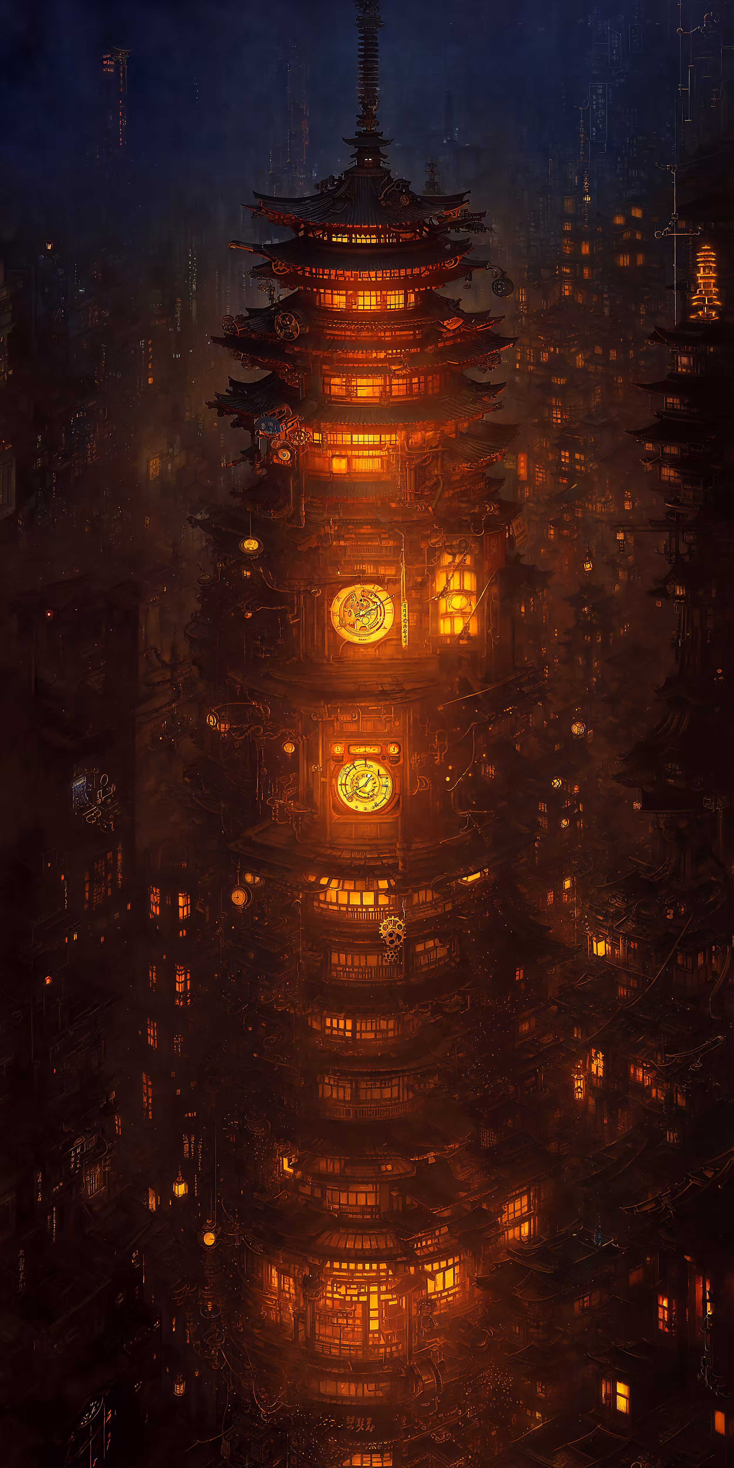 Steampunk Shinto Shrine - Tokyo, Japan