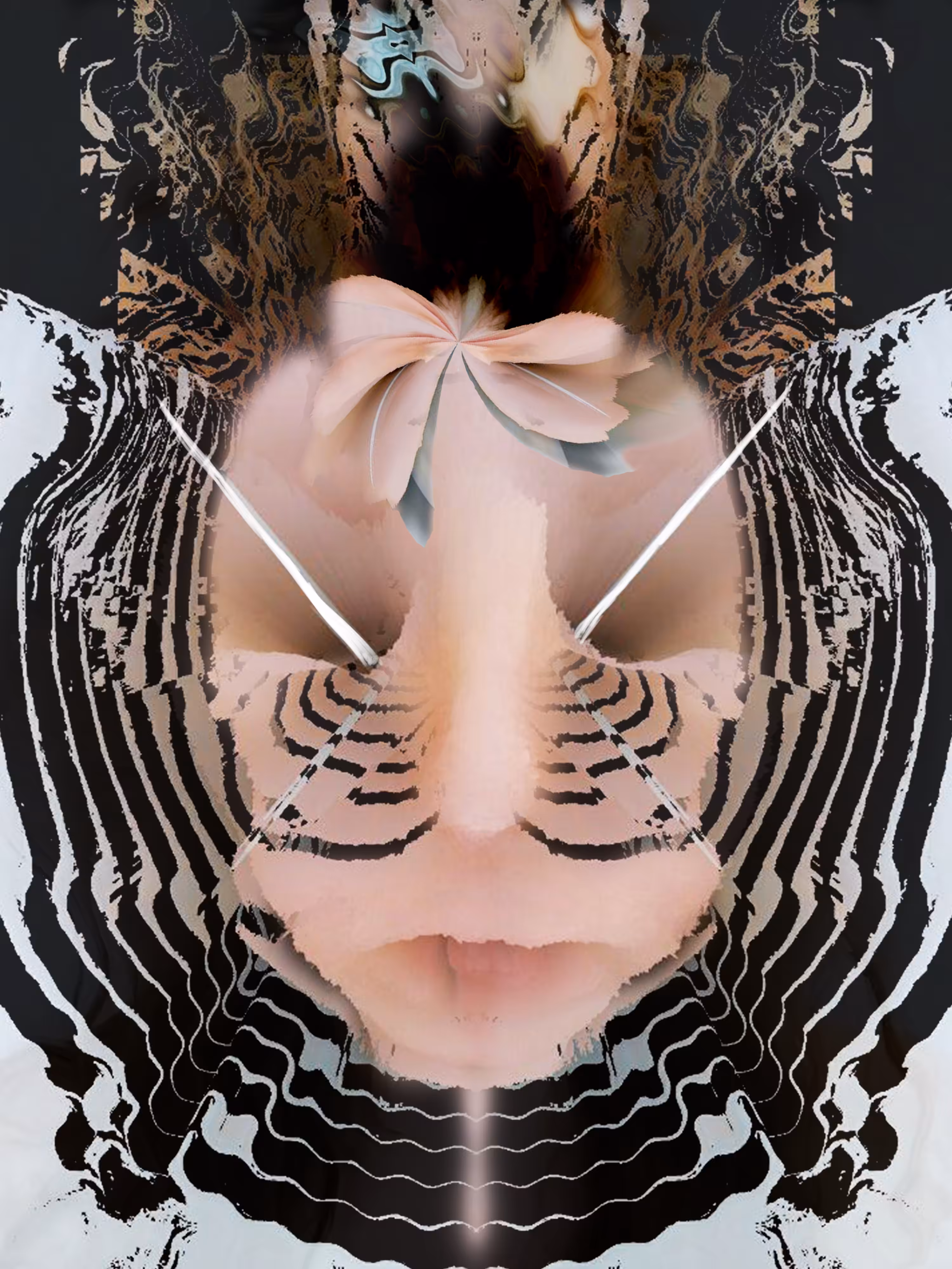 I scare myself / Self Portrait 1