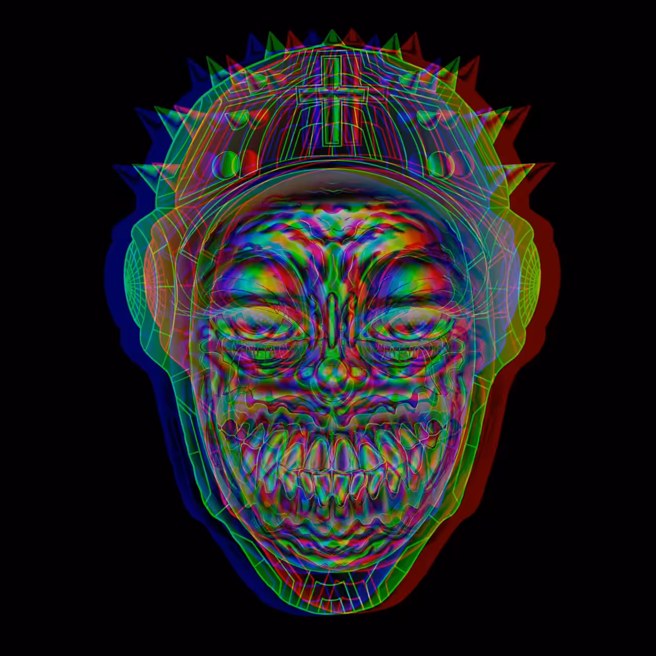Polychromatic HELLmet