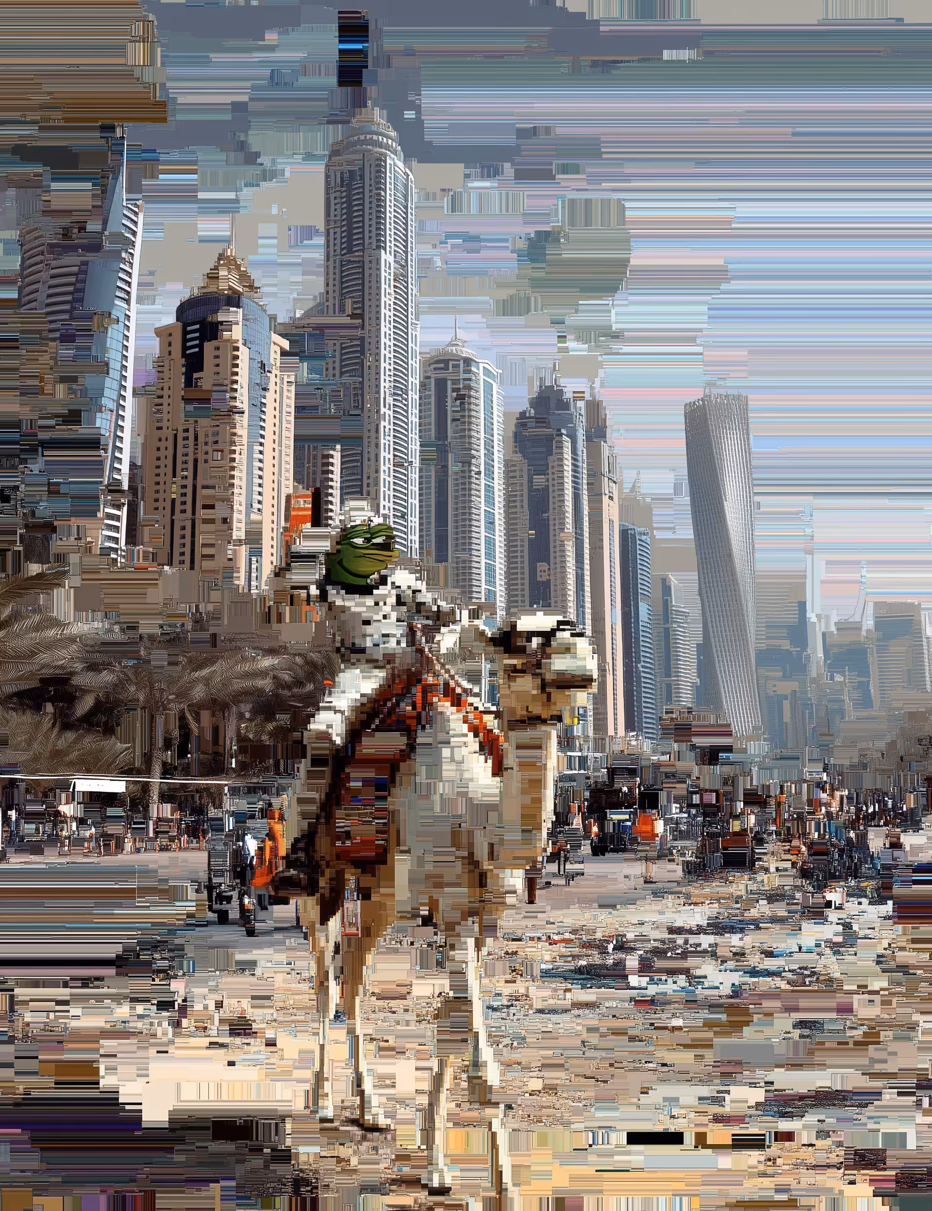 Pixel Pepe The Frog: Pepe and the Shifting Sands