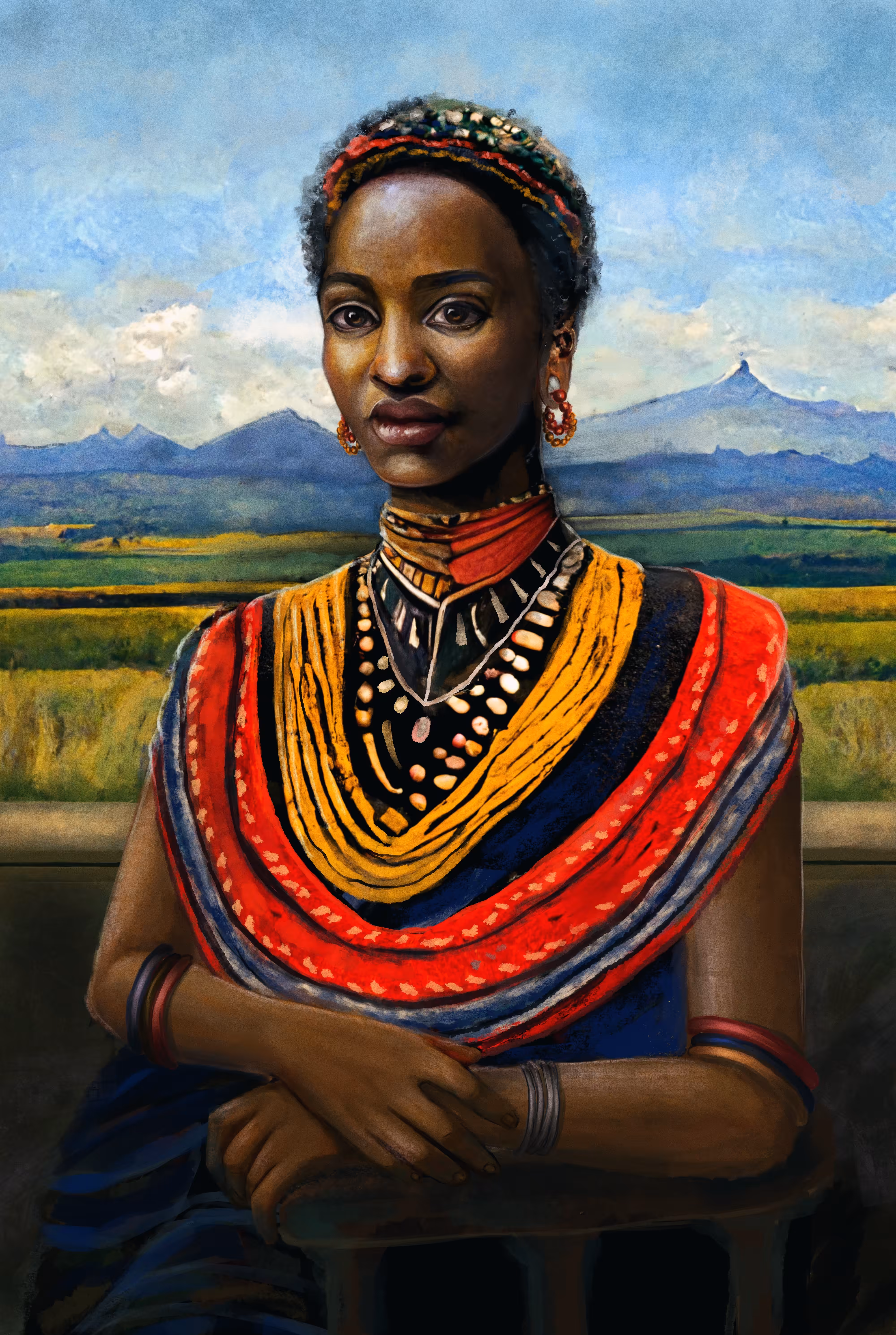 Smile of limitless art: Kenyan