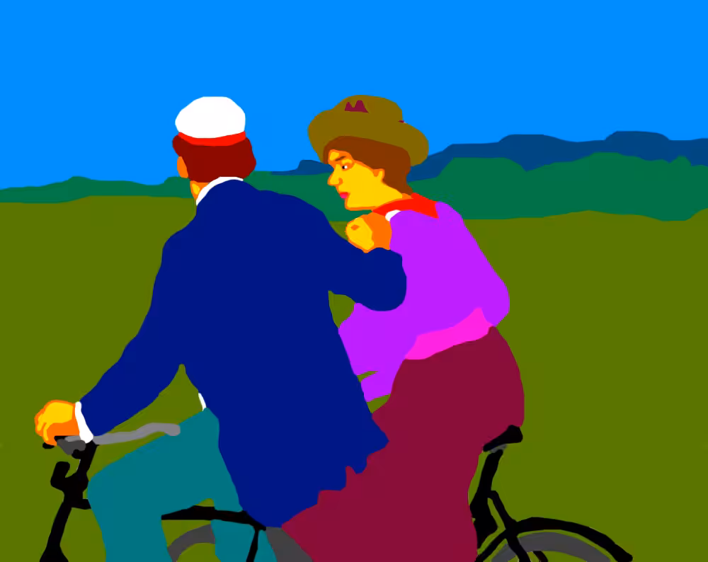 "A bicyclette"