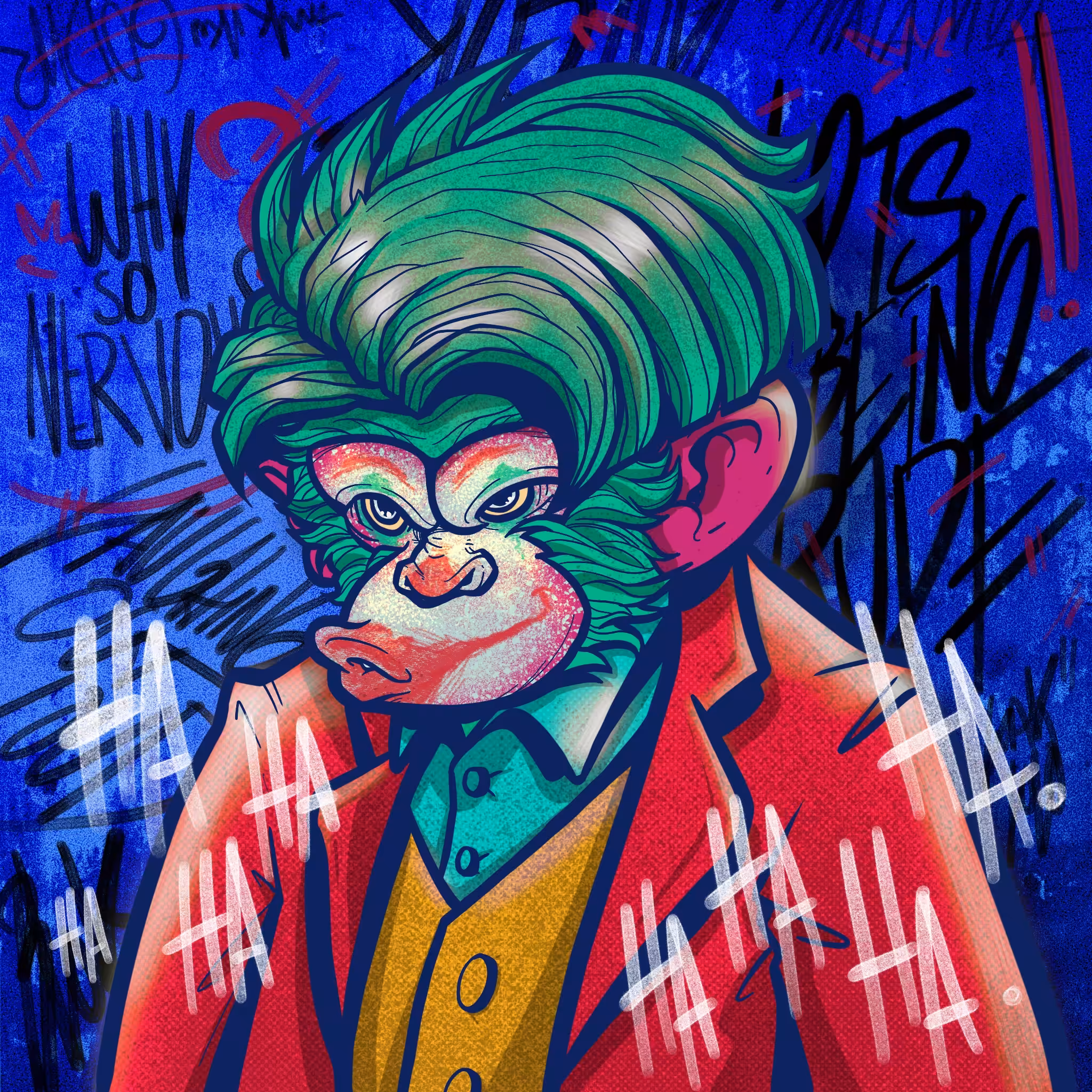 moonk 5, joking.