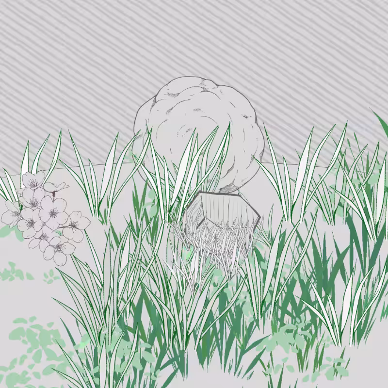 Wild Grass and Rubble #21