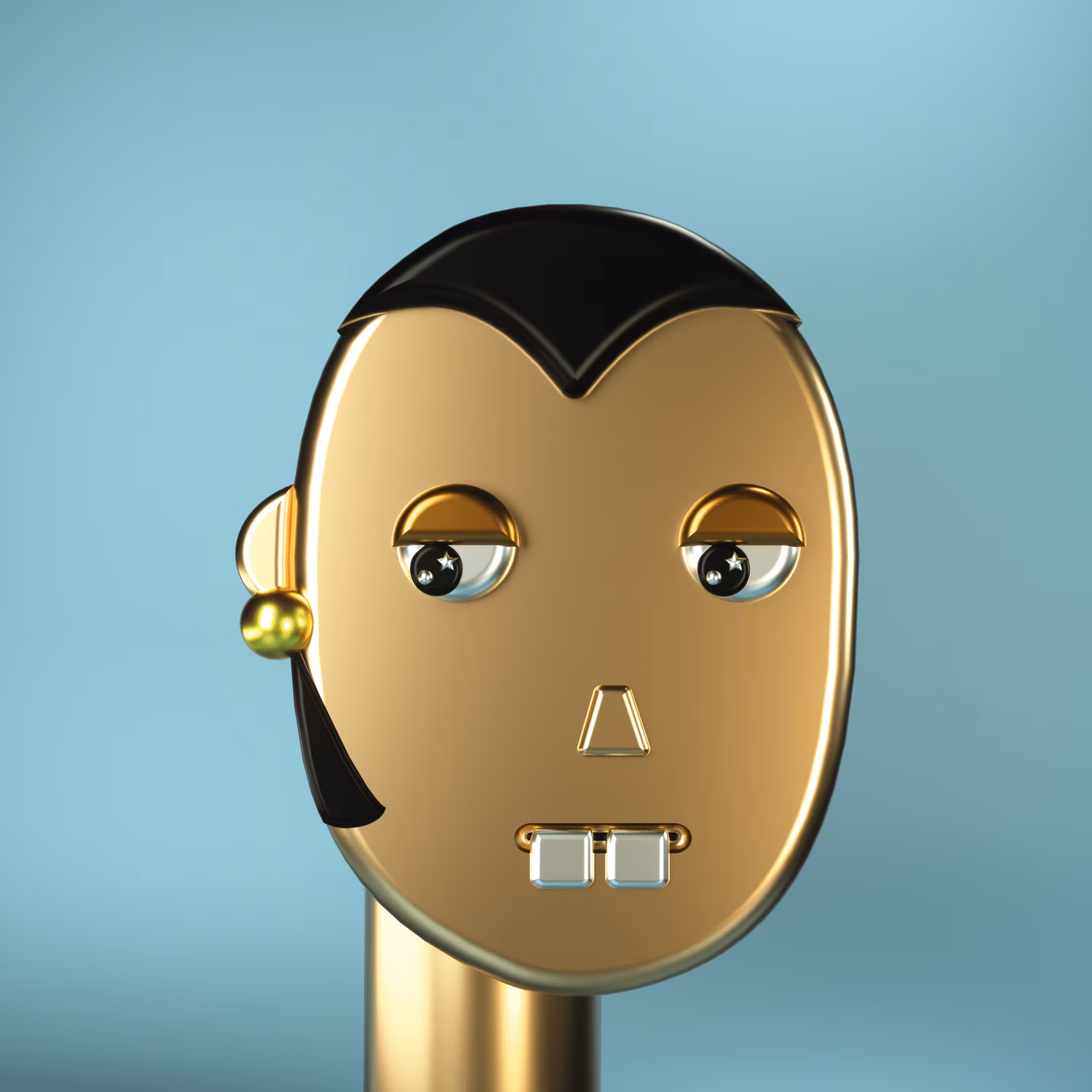 3D Chrome Punk #1100