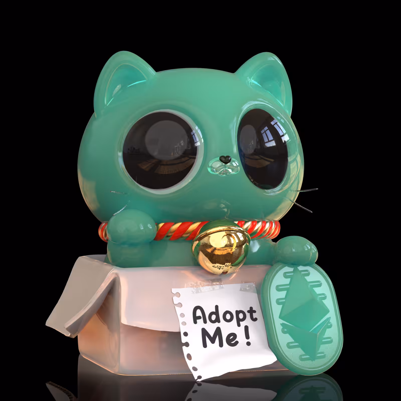 192 Orathai :  Lucky Cat Jade