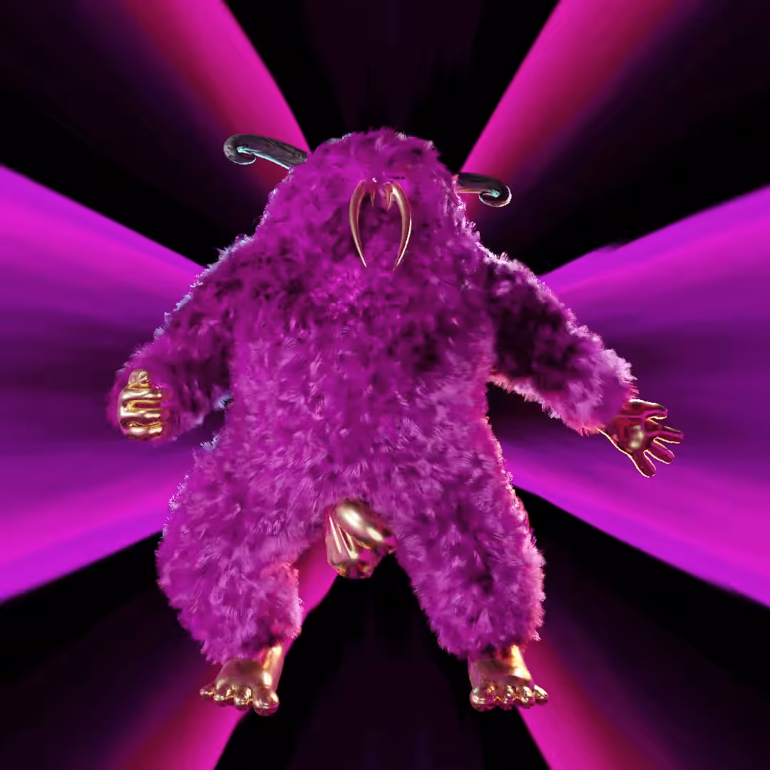Cryptid 1 - MegaBeast in magenta