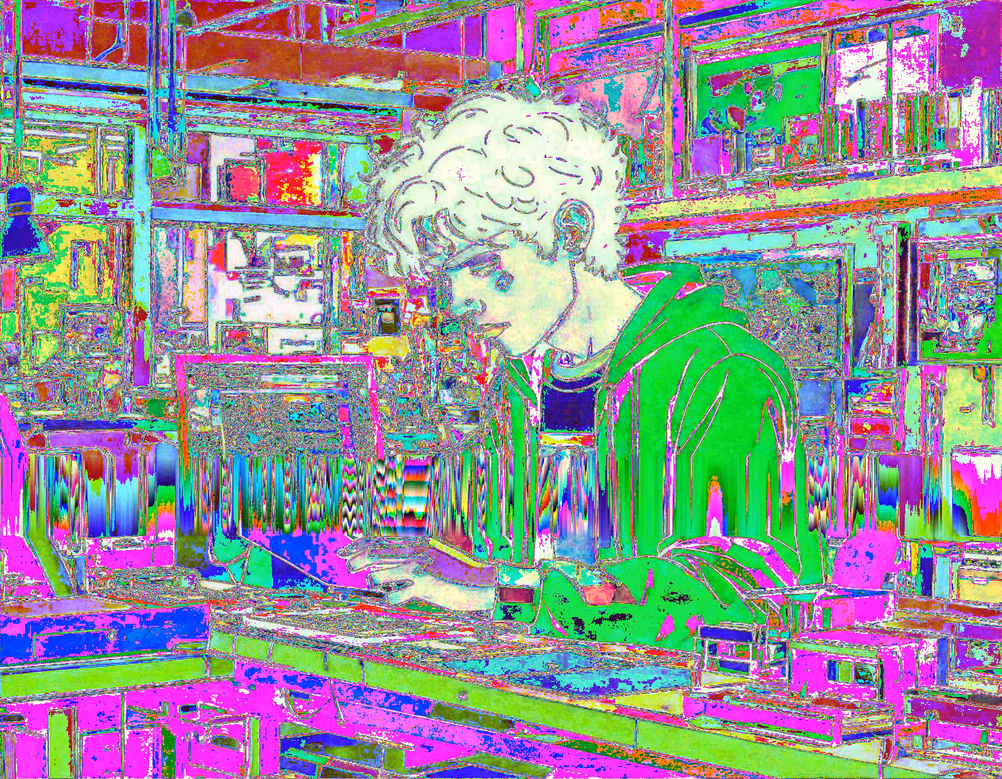 Neon Pulse: The Digital Vibe: Colorful Dream