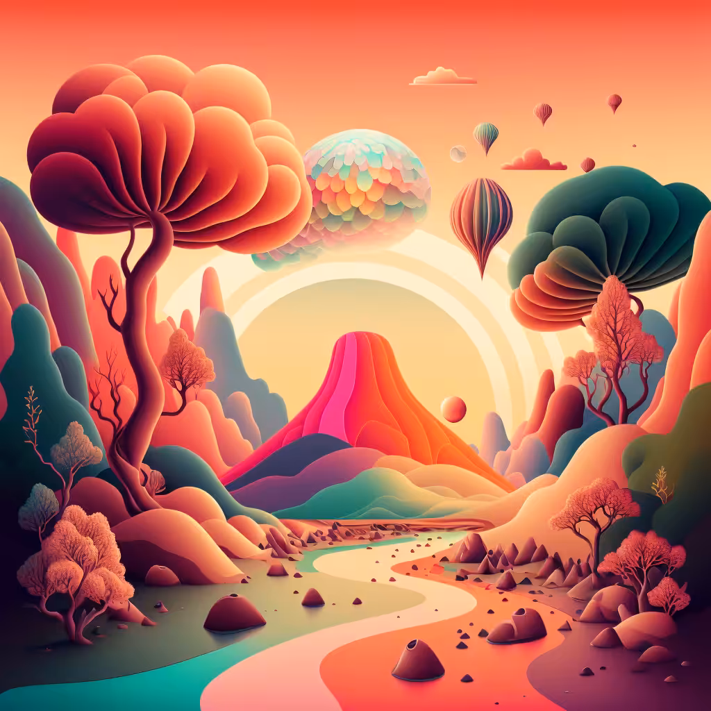 Psychedelic Landscape #47
