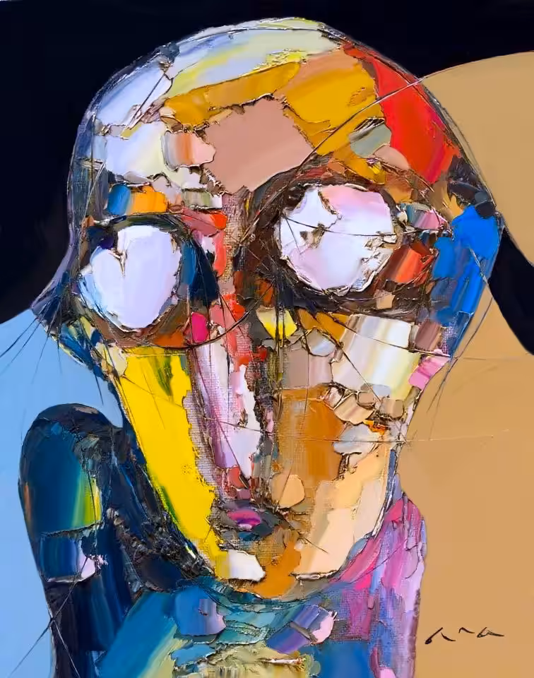 Expressionist portrait #10