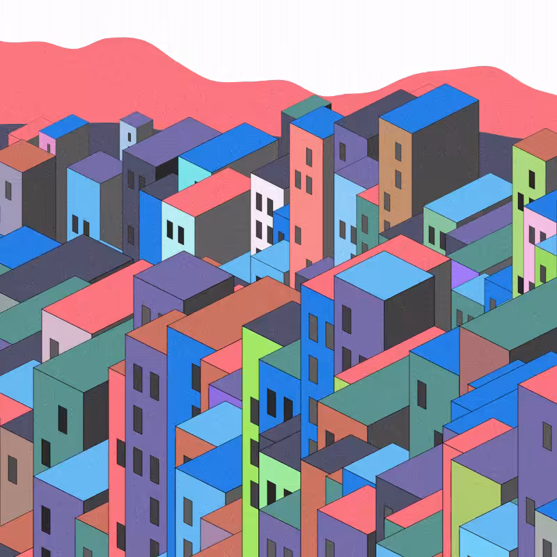 Coloured City #117