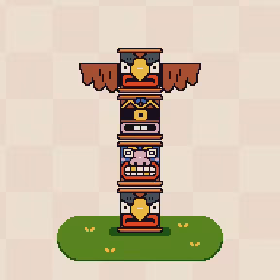Tiki Totem #40