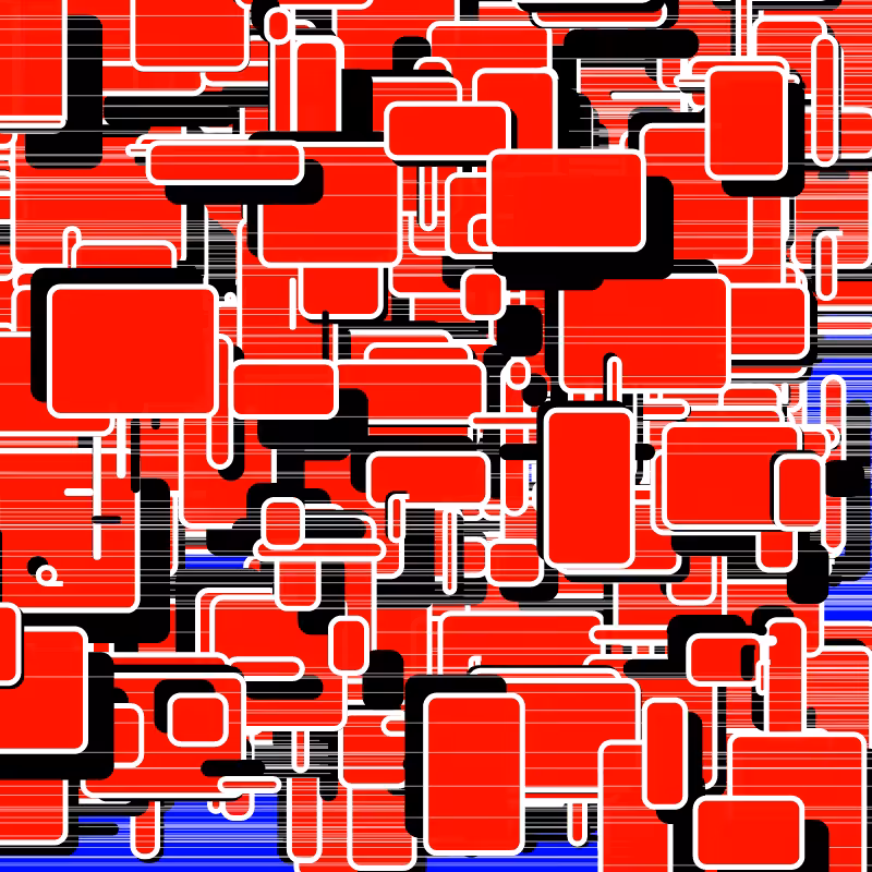 Red Rect 1950 #6