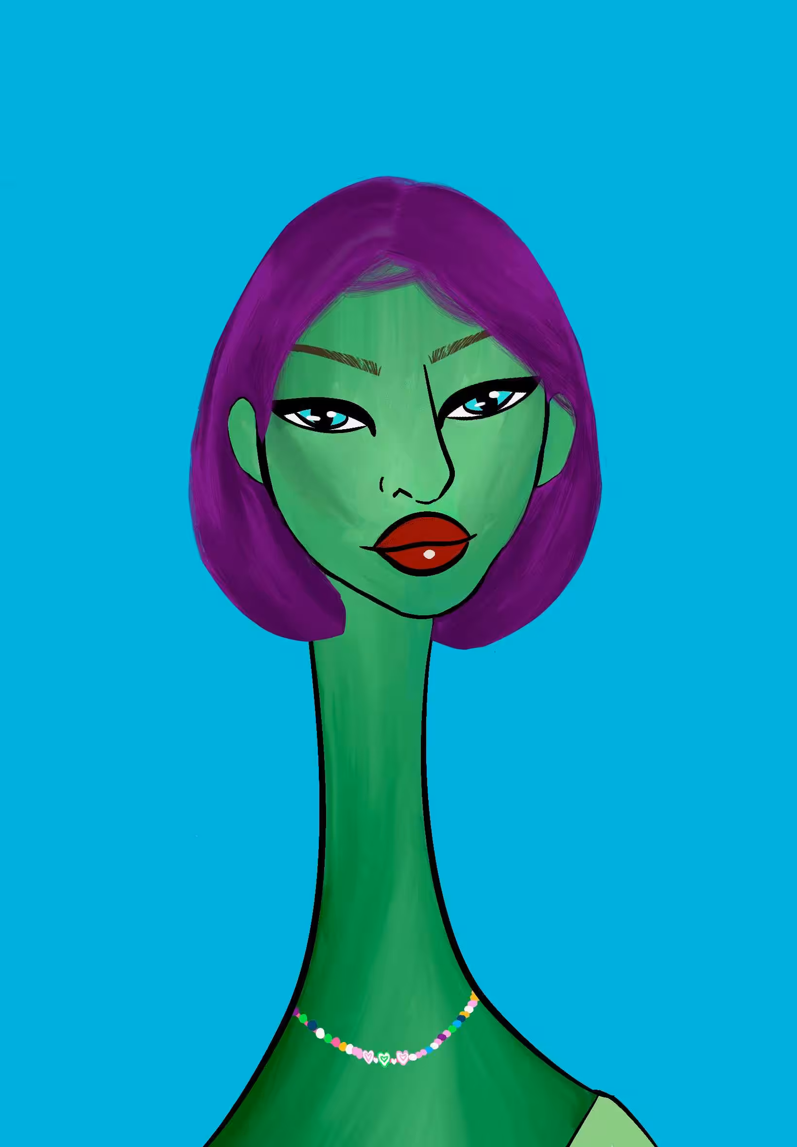 Long Neckie Ladies: Long Neckie Lady #1639