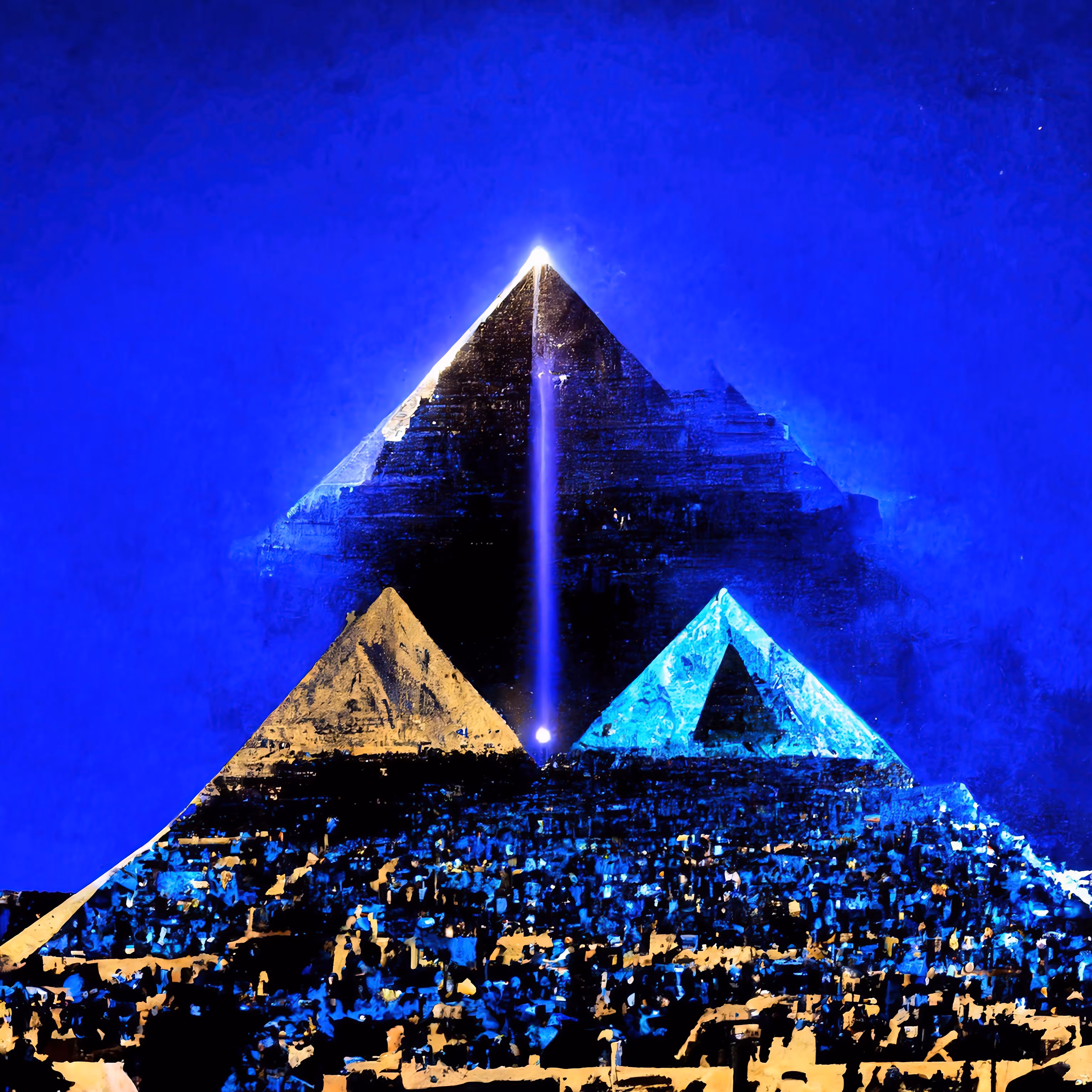 Turned into blue colored prisms: Turned◦into◦blue◦#7