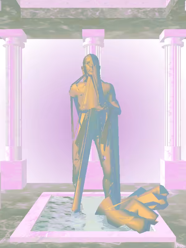 HeavenComputer: The Old Sunlit Cobalt Woman #949