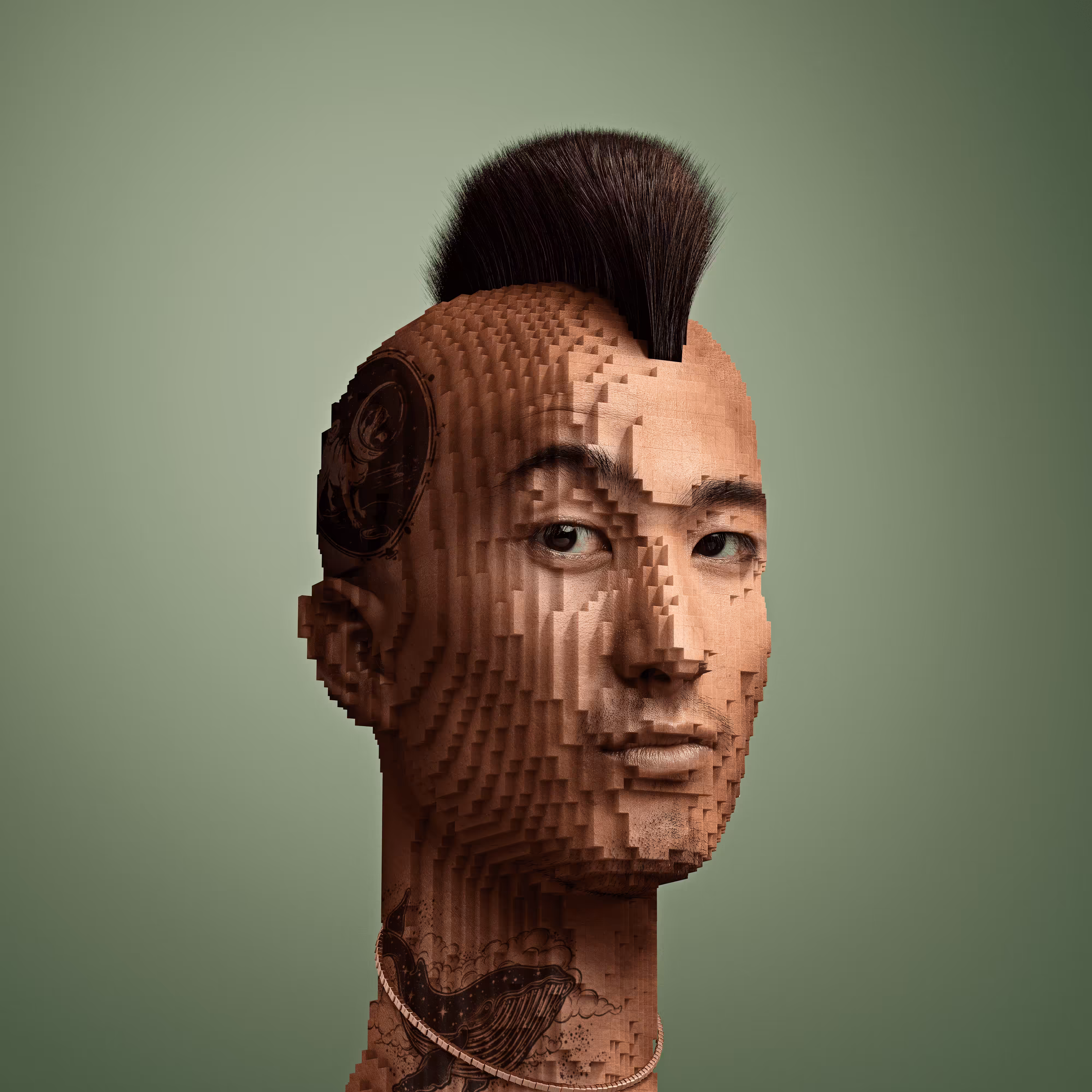 Block Head Punk 079