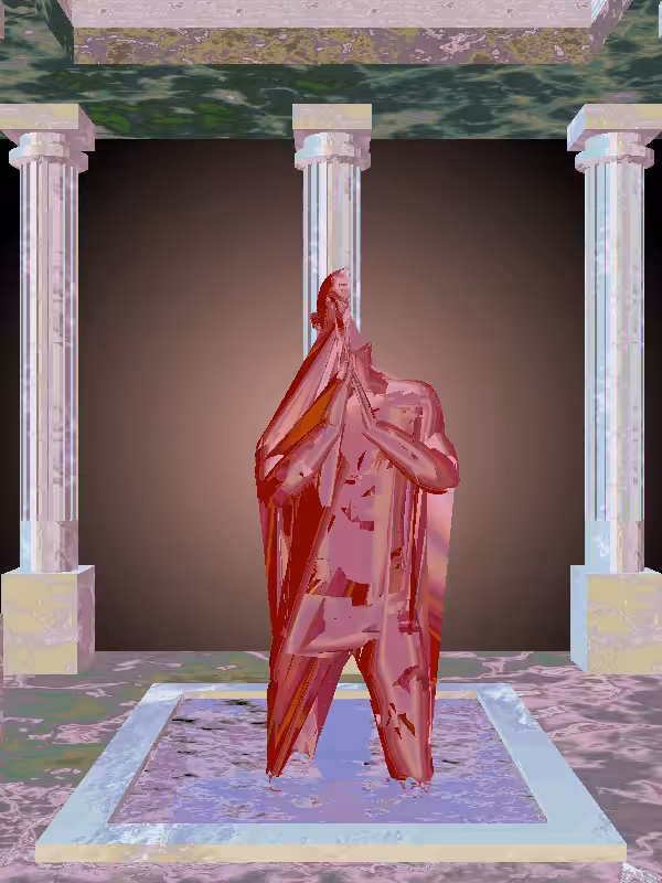 HeavenComputer: The Praying Velvet Cherry Man #6197