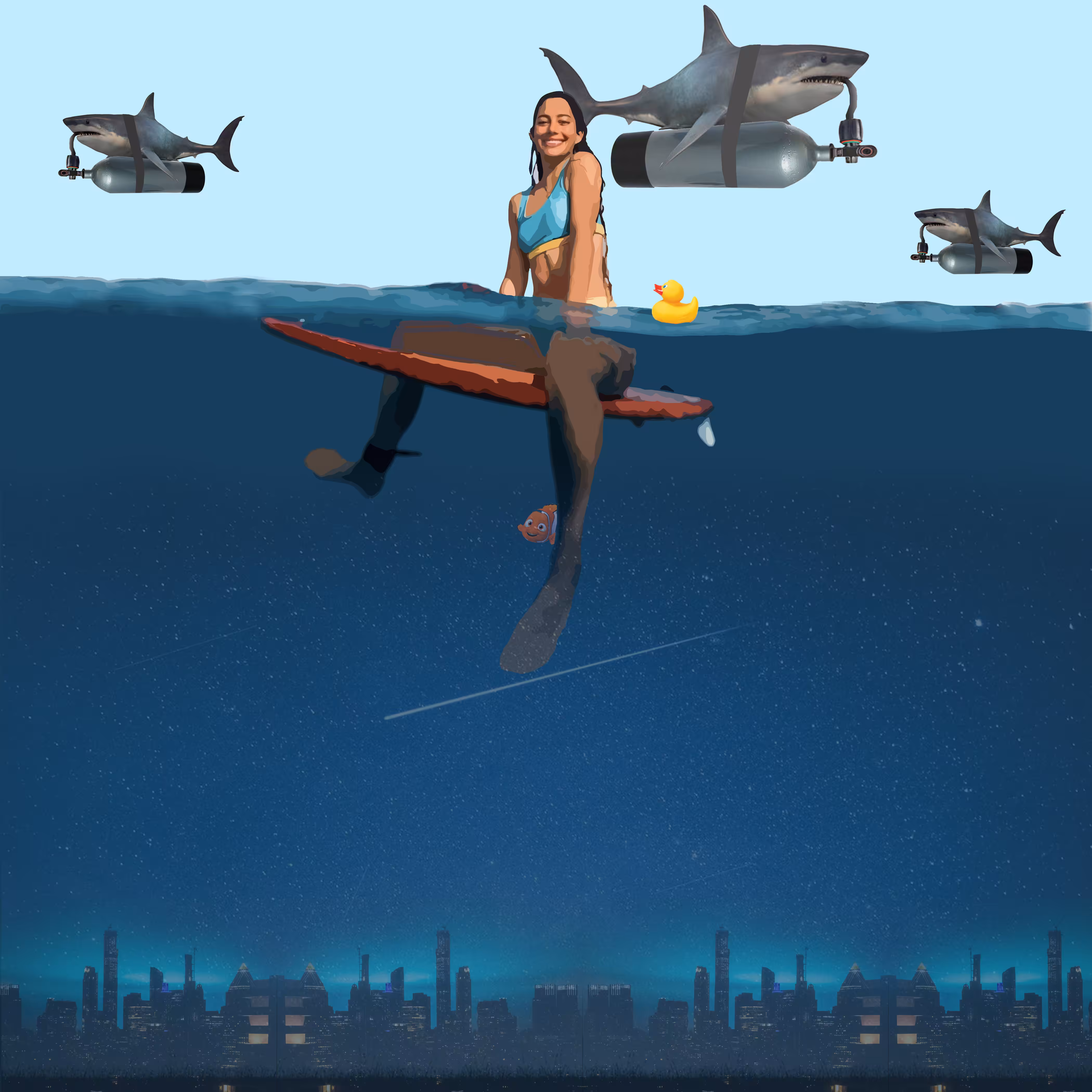 Surfing With Sharks