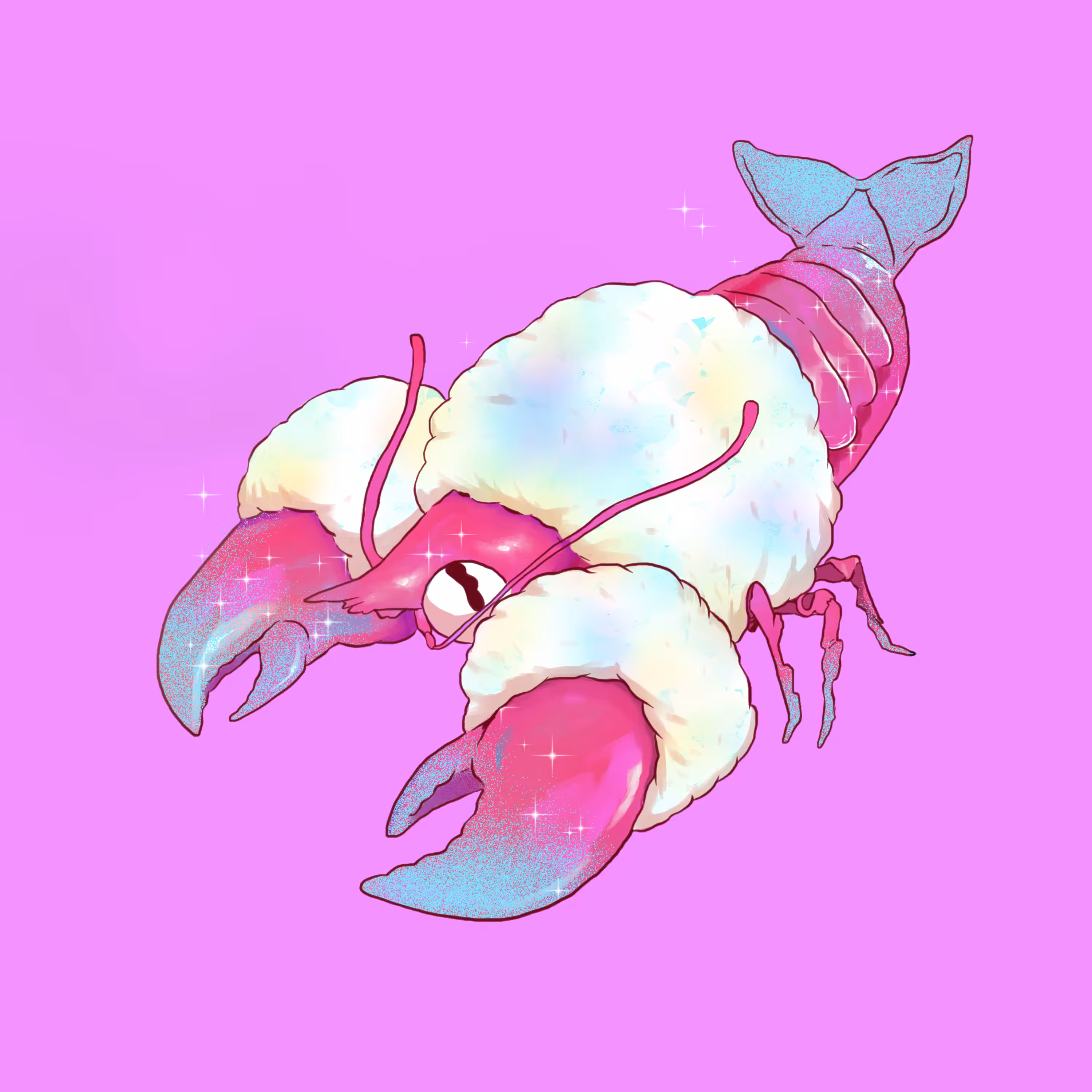 MUTANT MEAL-010(Lobster Cotton Candy)