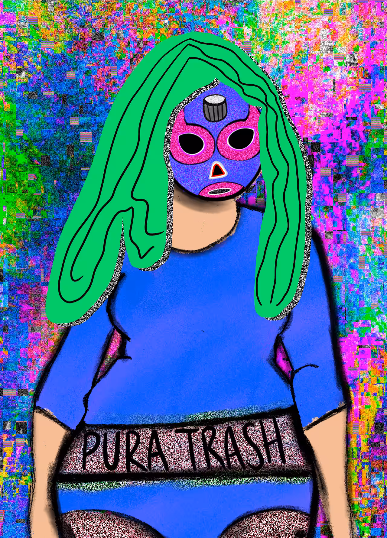 NFT luchadora #88