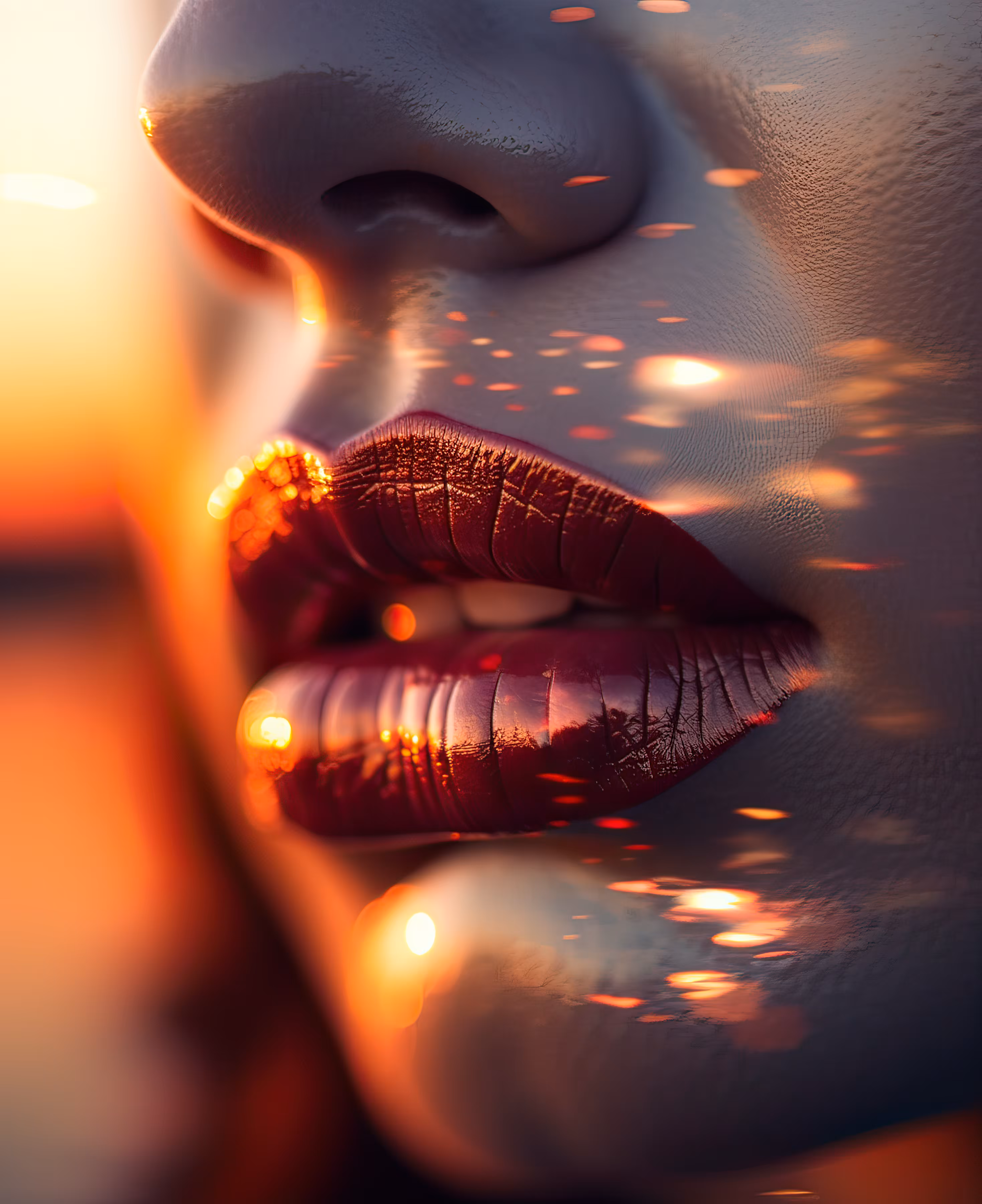 Pomegranate Lips