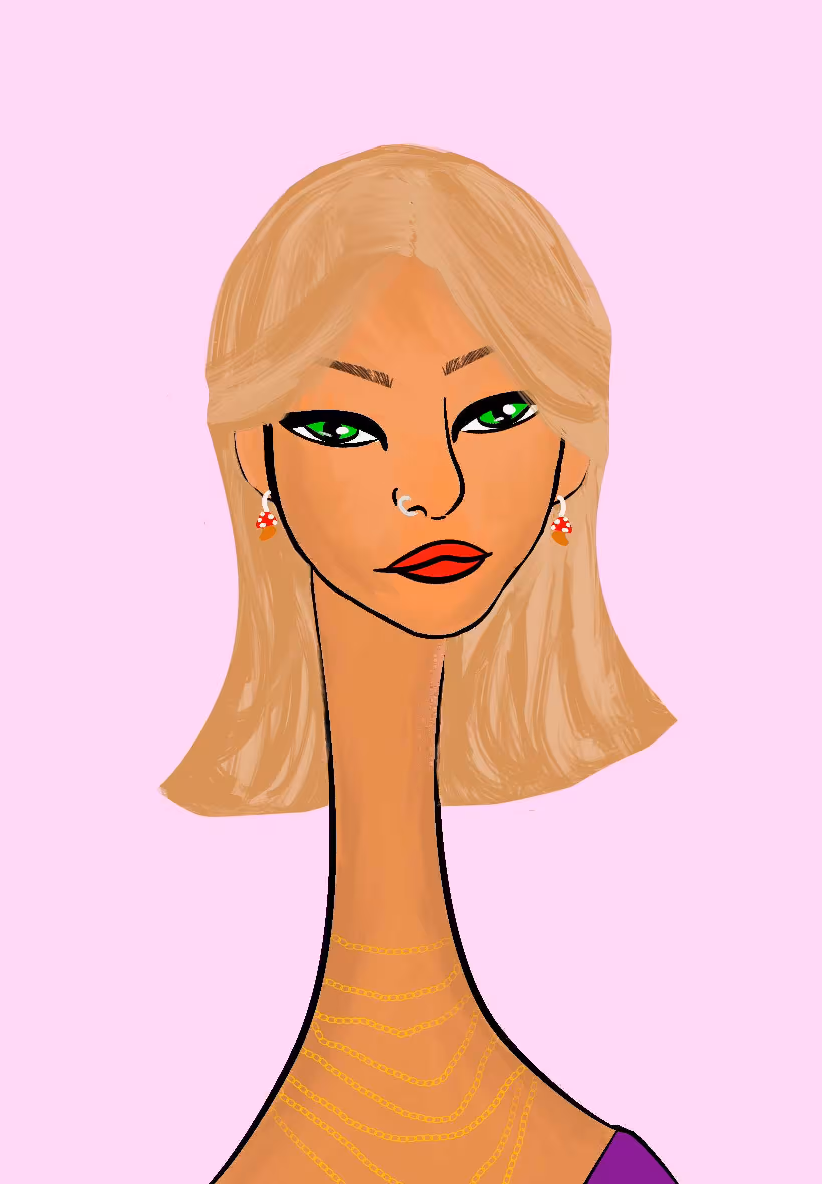 Long Neckie Ladies: Long Neckie Lady #527