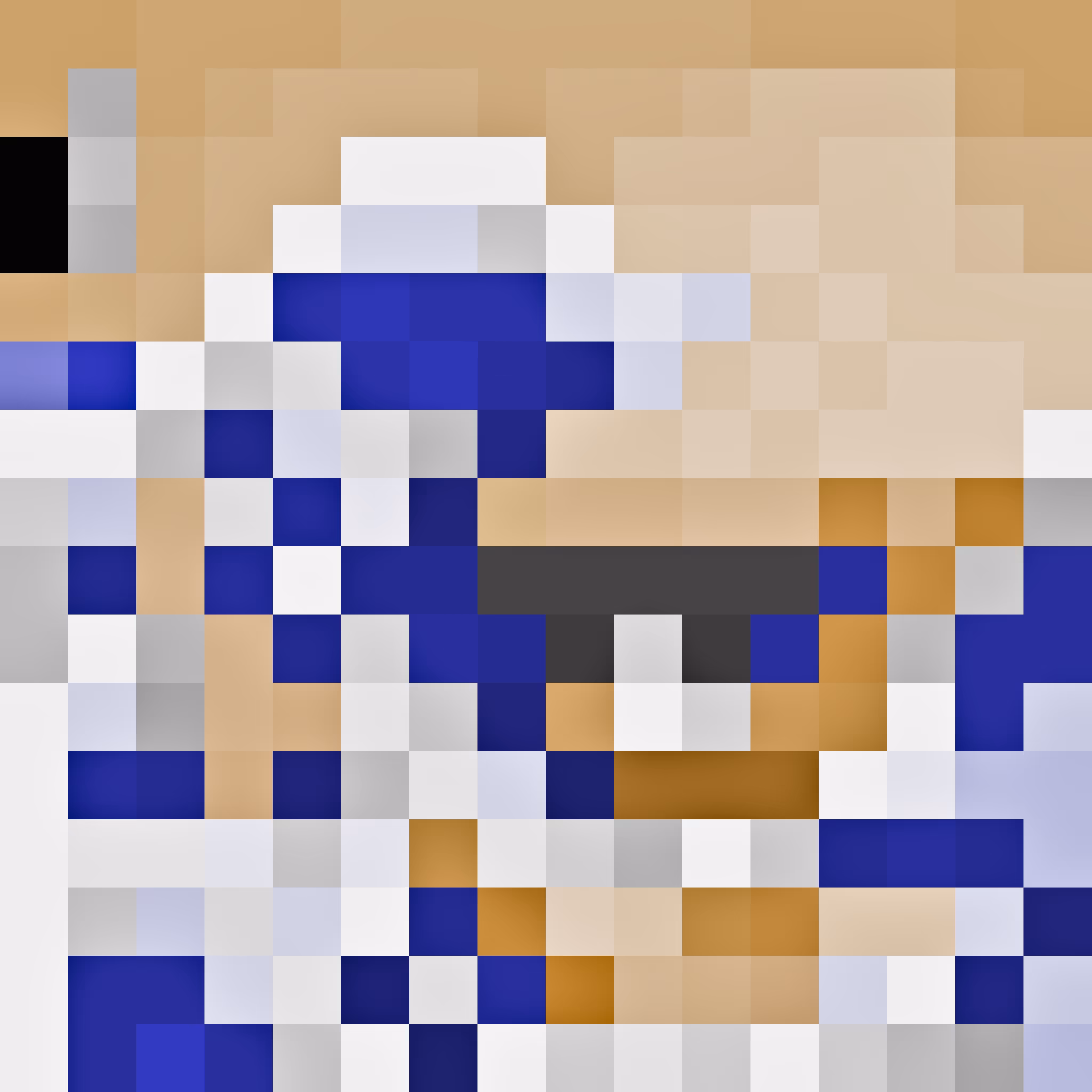 The Teeniest Hokusai - pixelart of "The Great Wave off Kanagawa" by Hokusai - by Lorem Ipsum