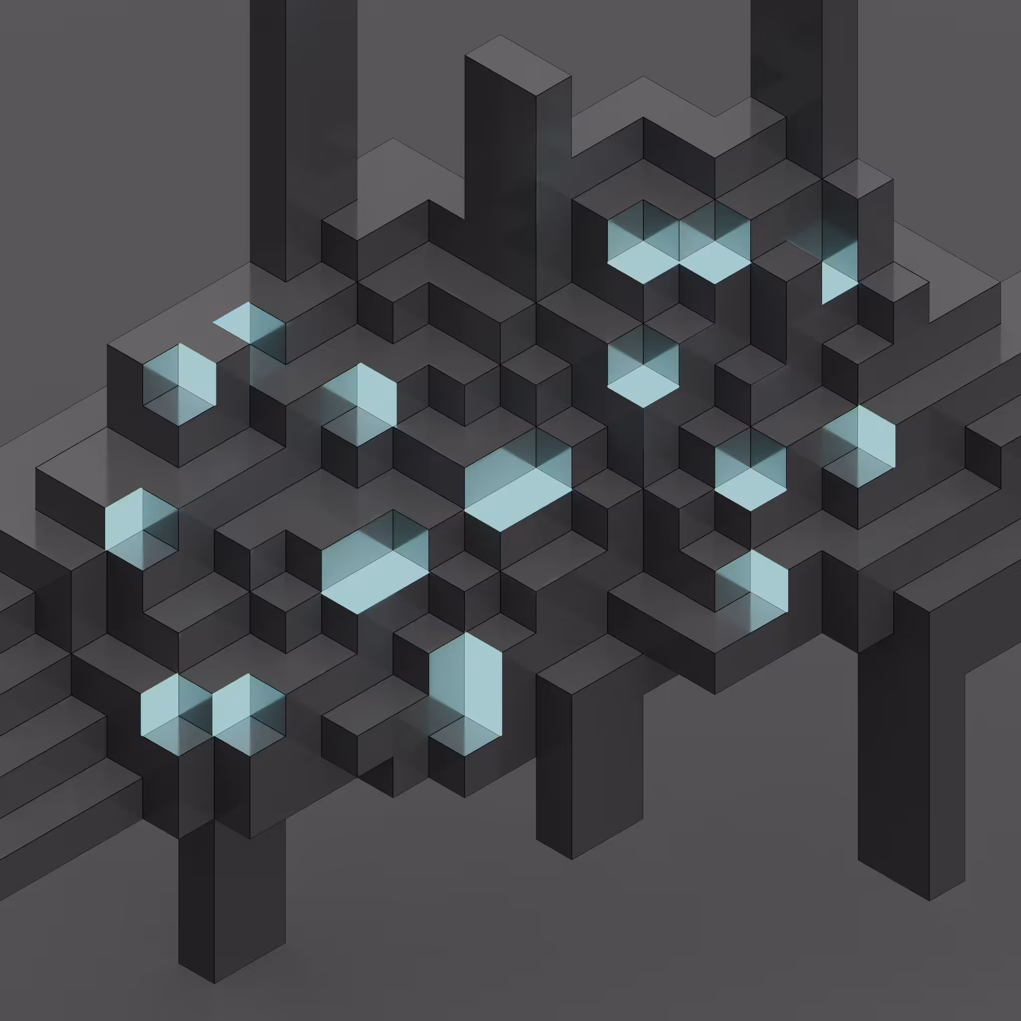 Blue Cubes