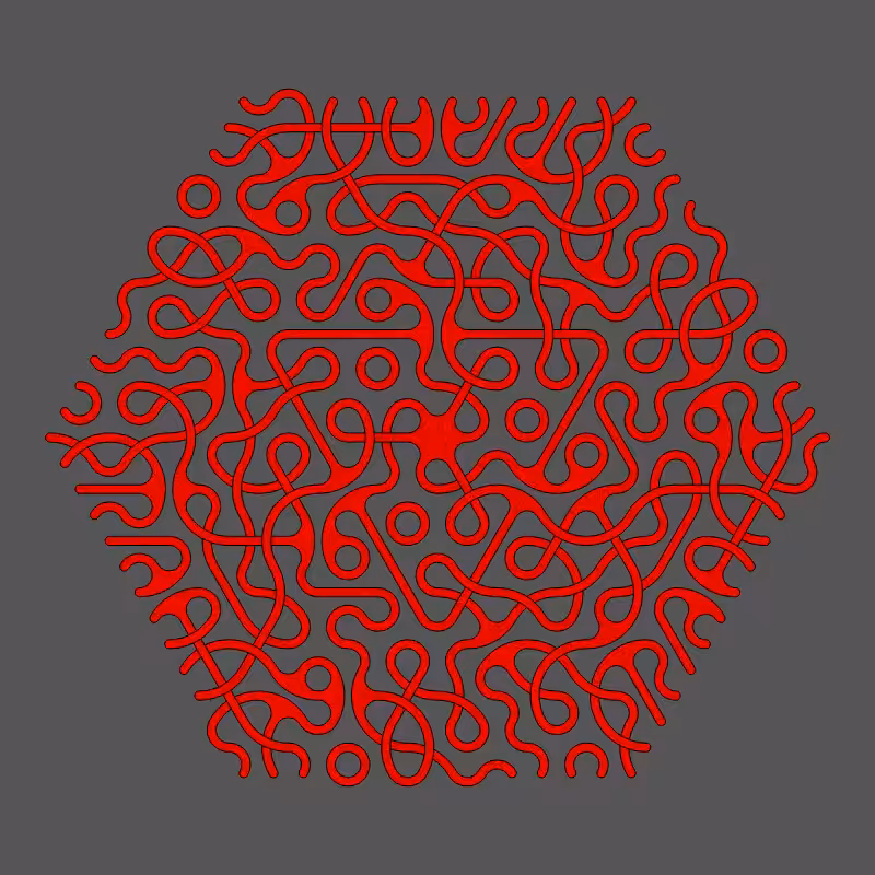 Threefold Symmetry - Dark Variations #373