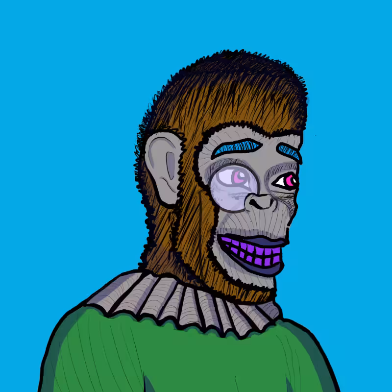 Clown Ape Club Tezos Ultra Superior-CACTUS #48