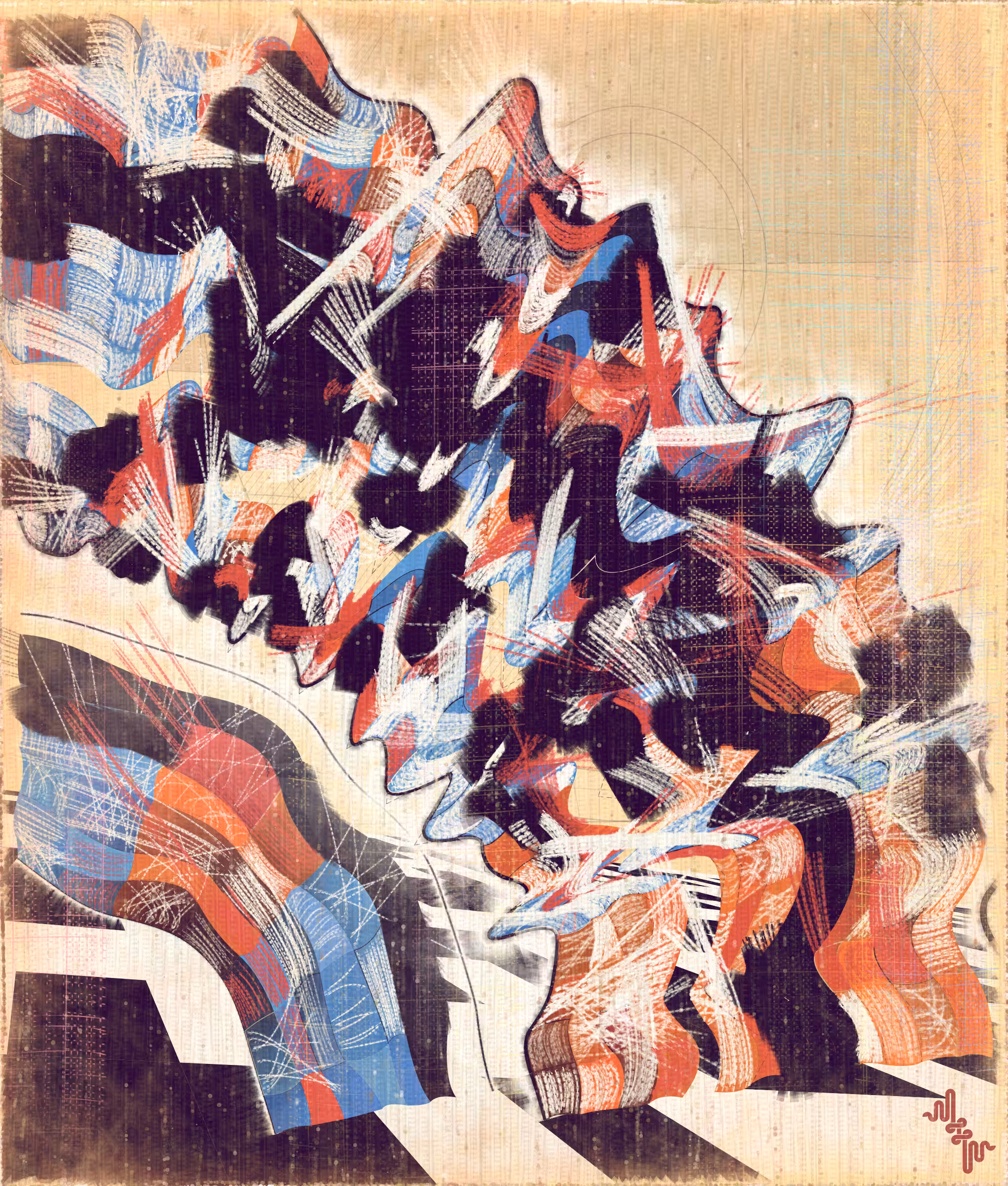 Amplitudes of Canvas #393