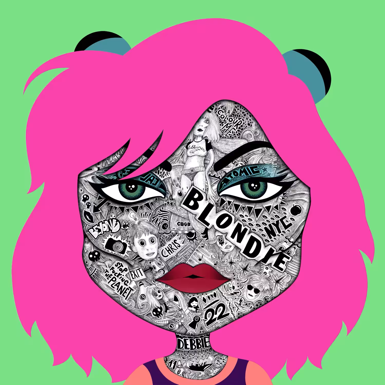 DEBBIE HARRY PUNK - PINK