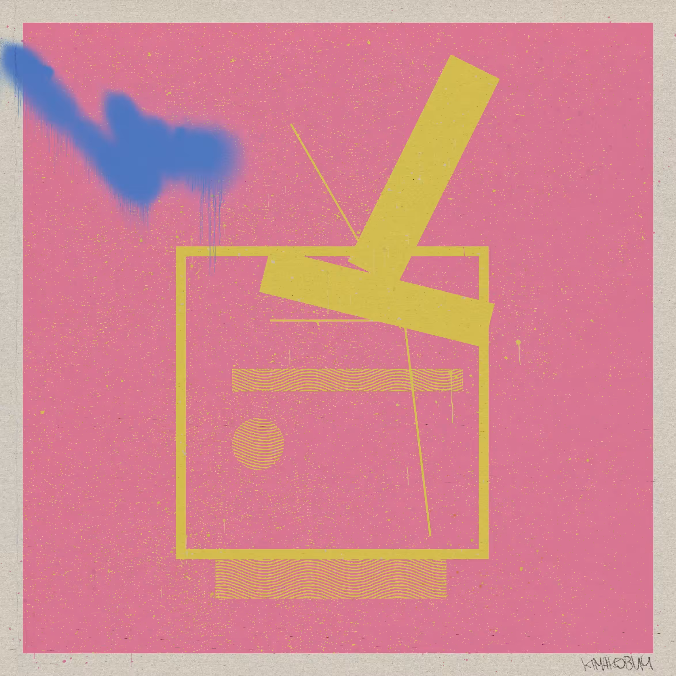 Suprematist composition: Nu bleu