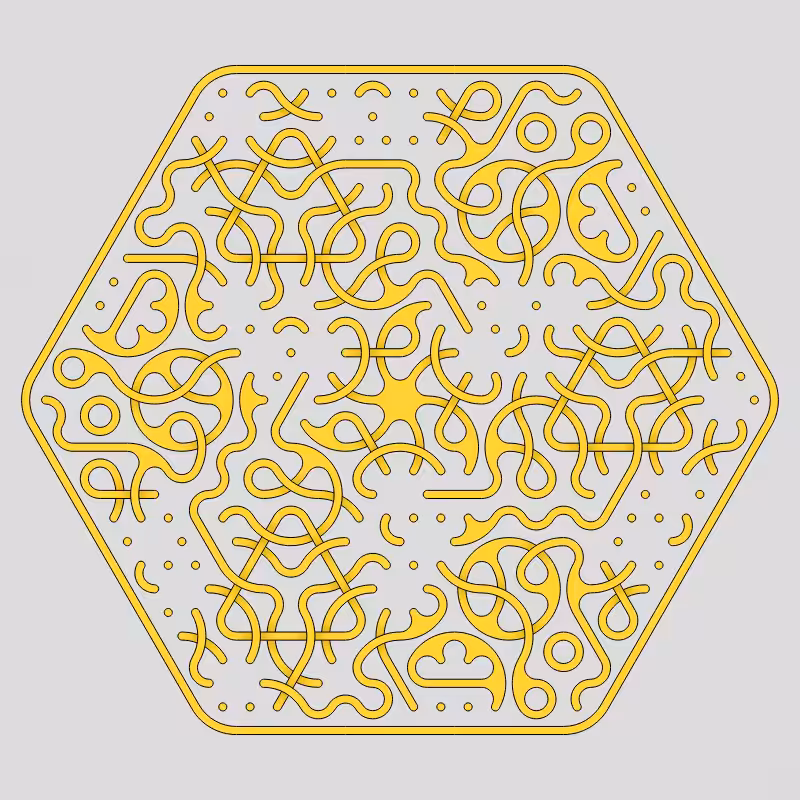 Truchet Threefold Symmetry #13