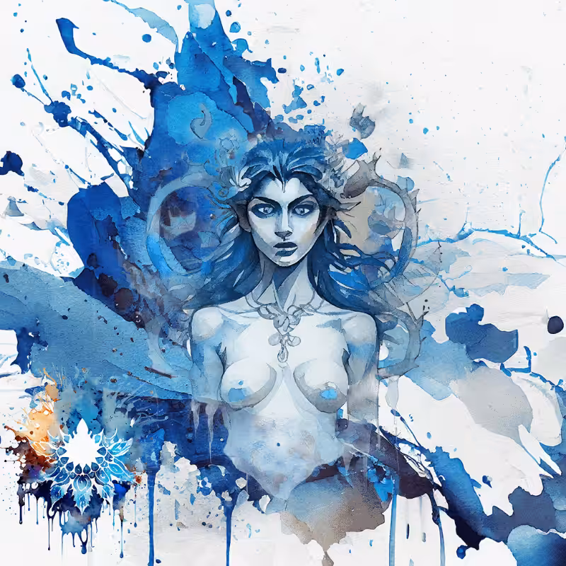 Shakti in Blue  #1