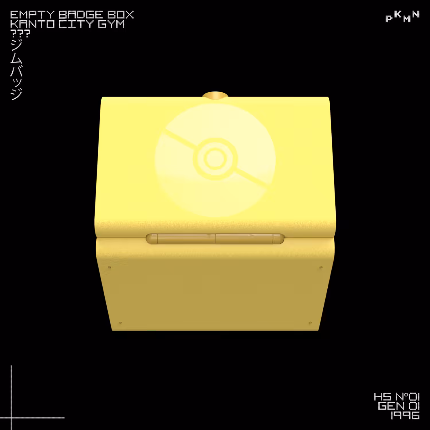 PKMN Empty Badge box HSn°01