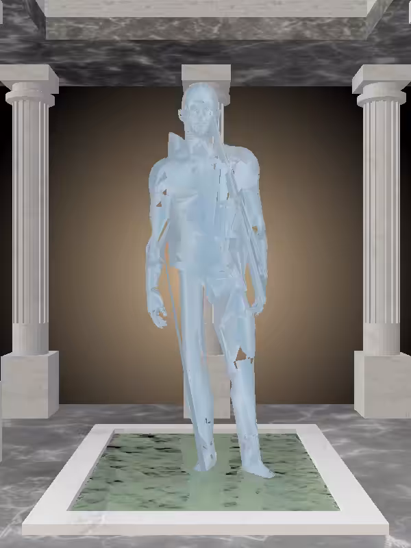 HeavenComputer: The Threatening Ethereal Blue Man #5621
