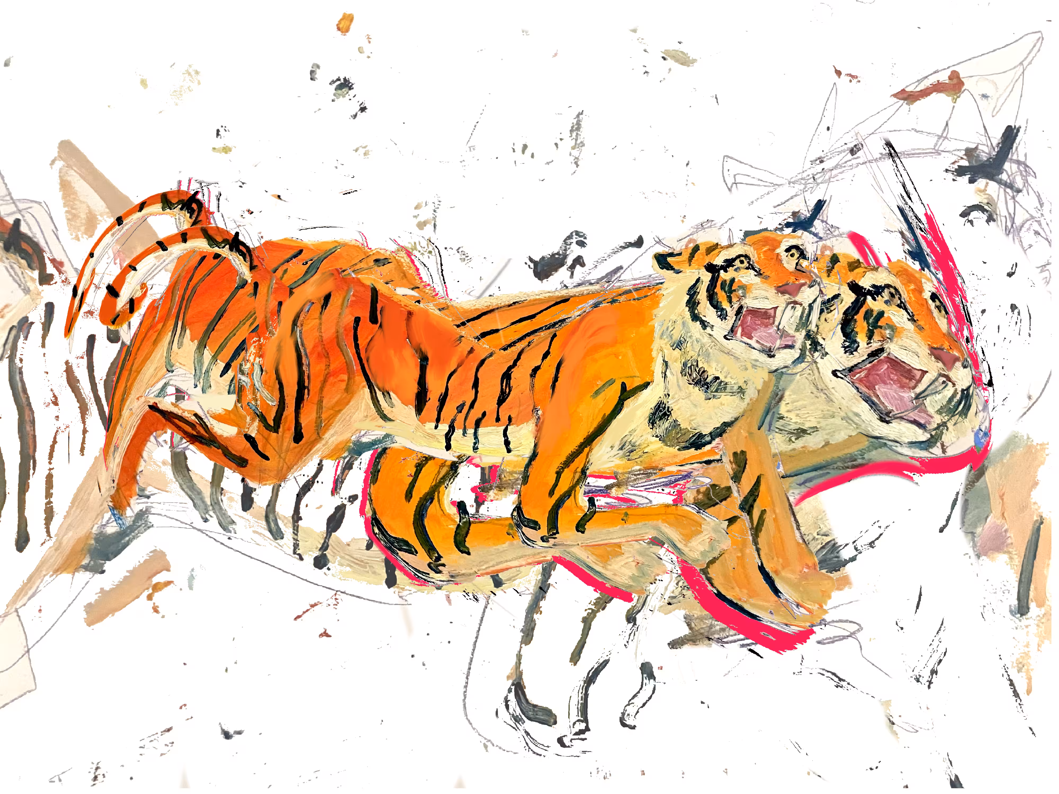 yes YES the tiger is out!