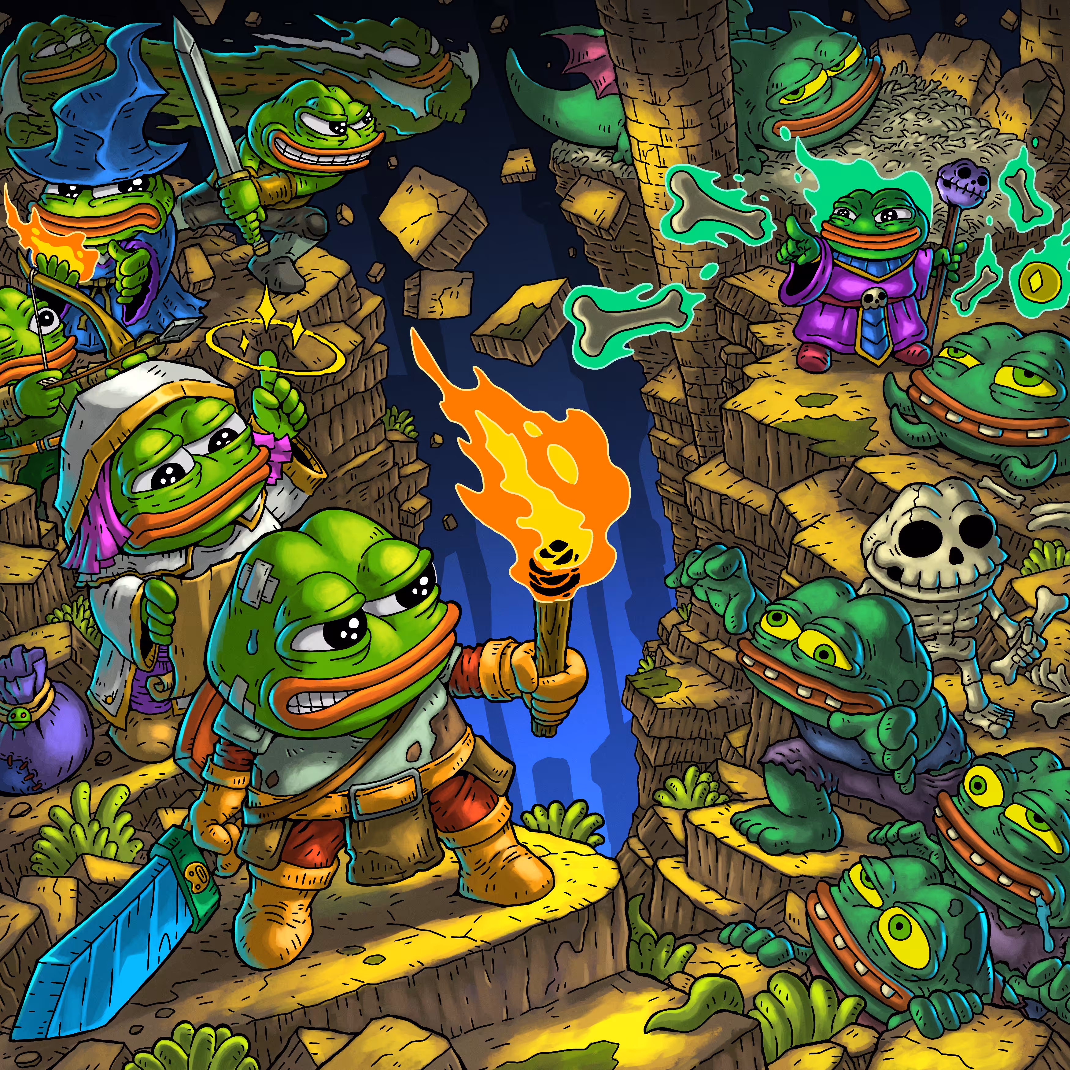 Crypt of Pepe Necromancer #60/88