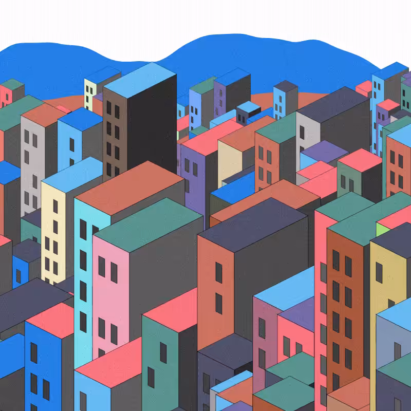 Coloured City #98