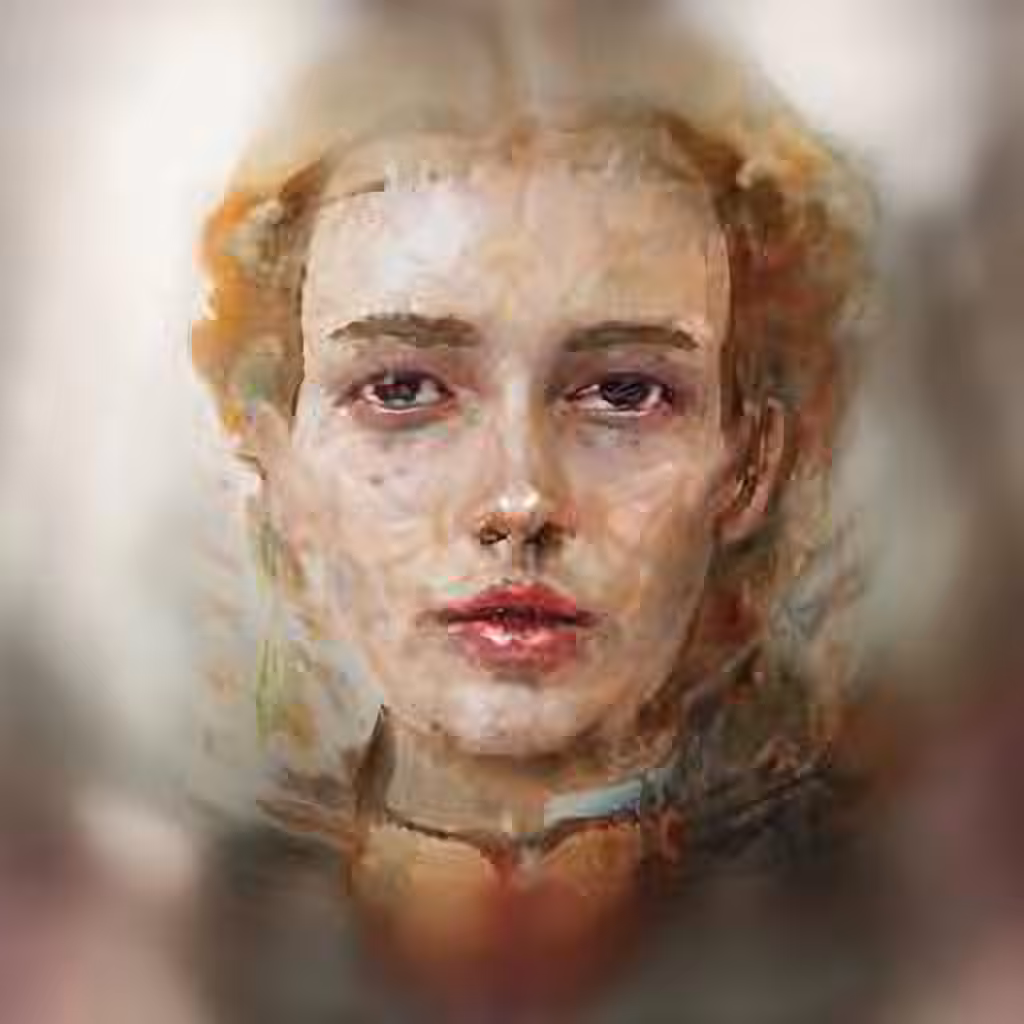 Alias-Free GAN EaseInOut Test - Painterly Faces