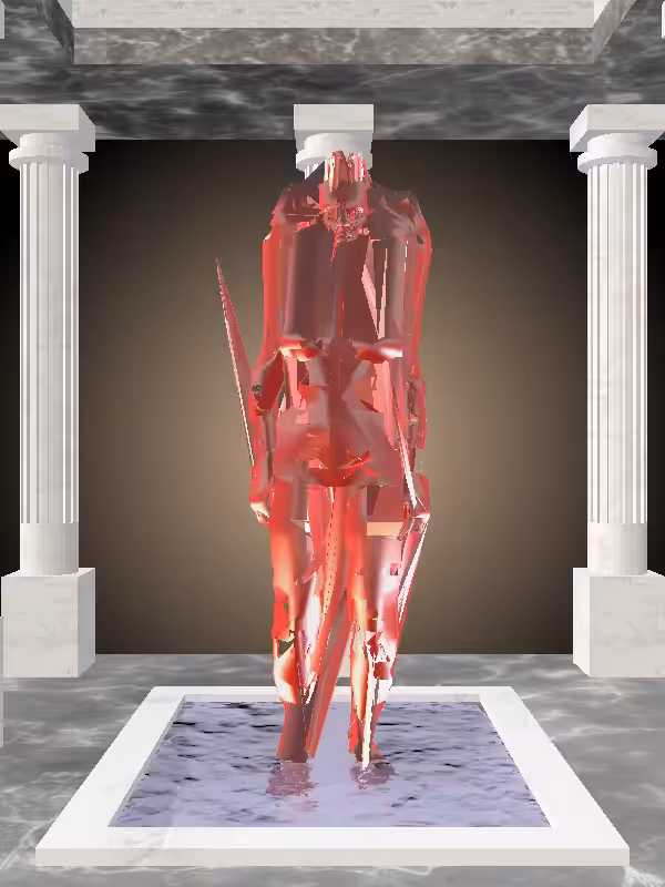 HeavenComputer: The Jumping Bright Red Woman #6177