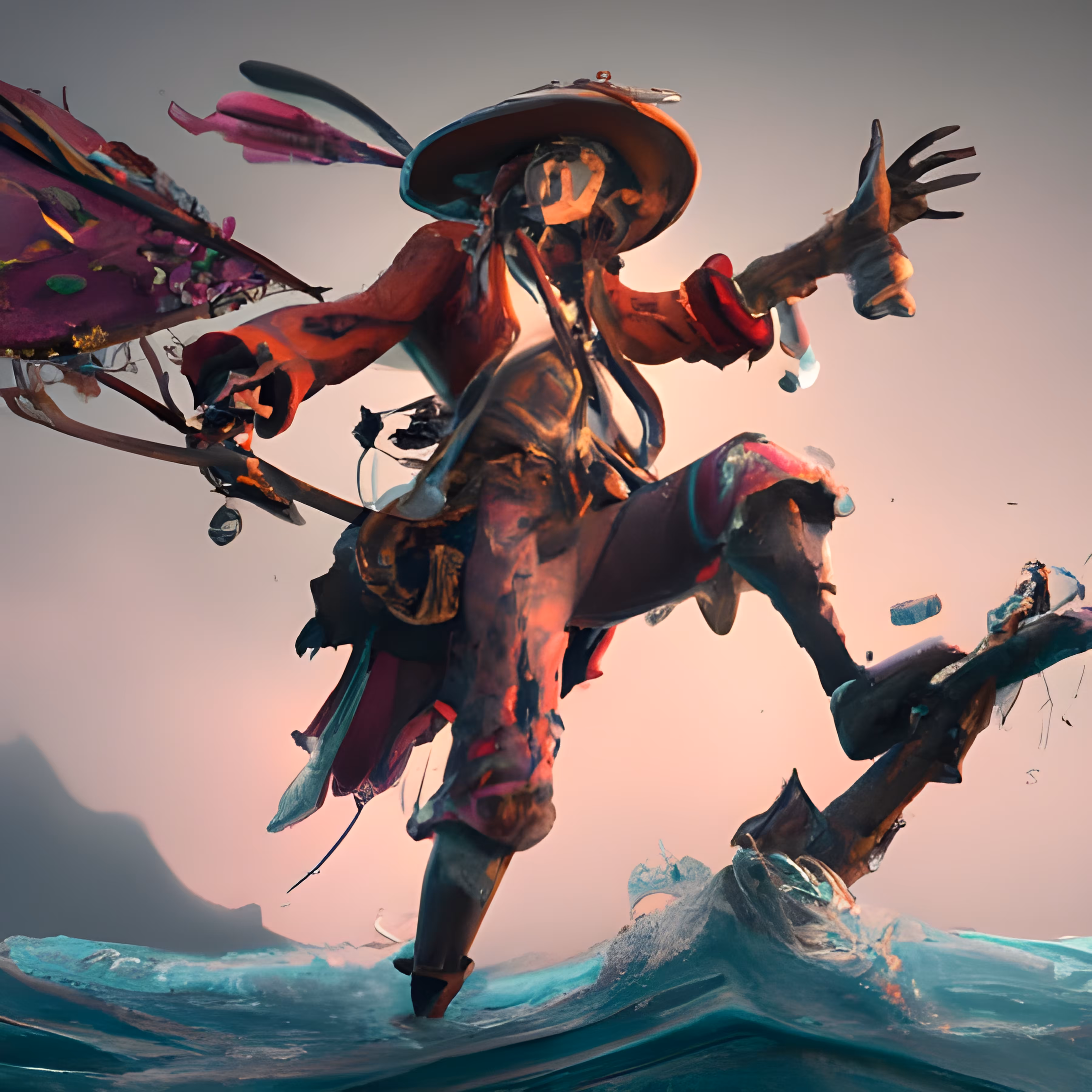 Down With His Ship