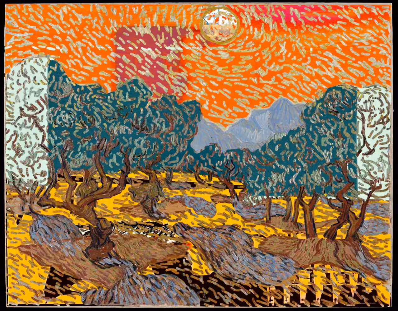 Van Gogh, Olive Trees.