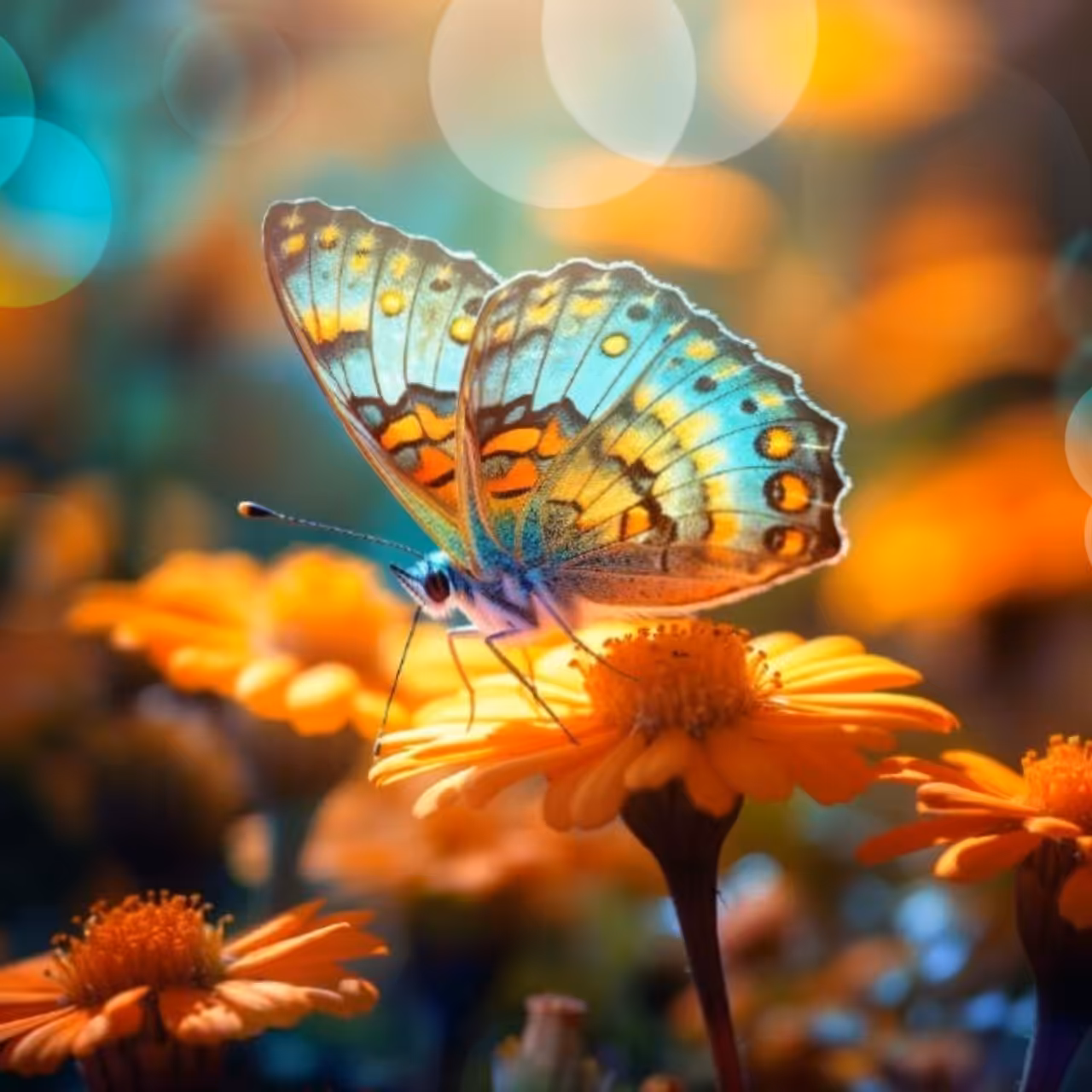 Butterfly on flower