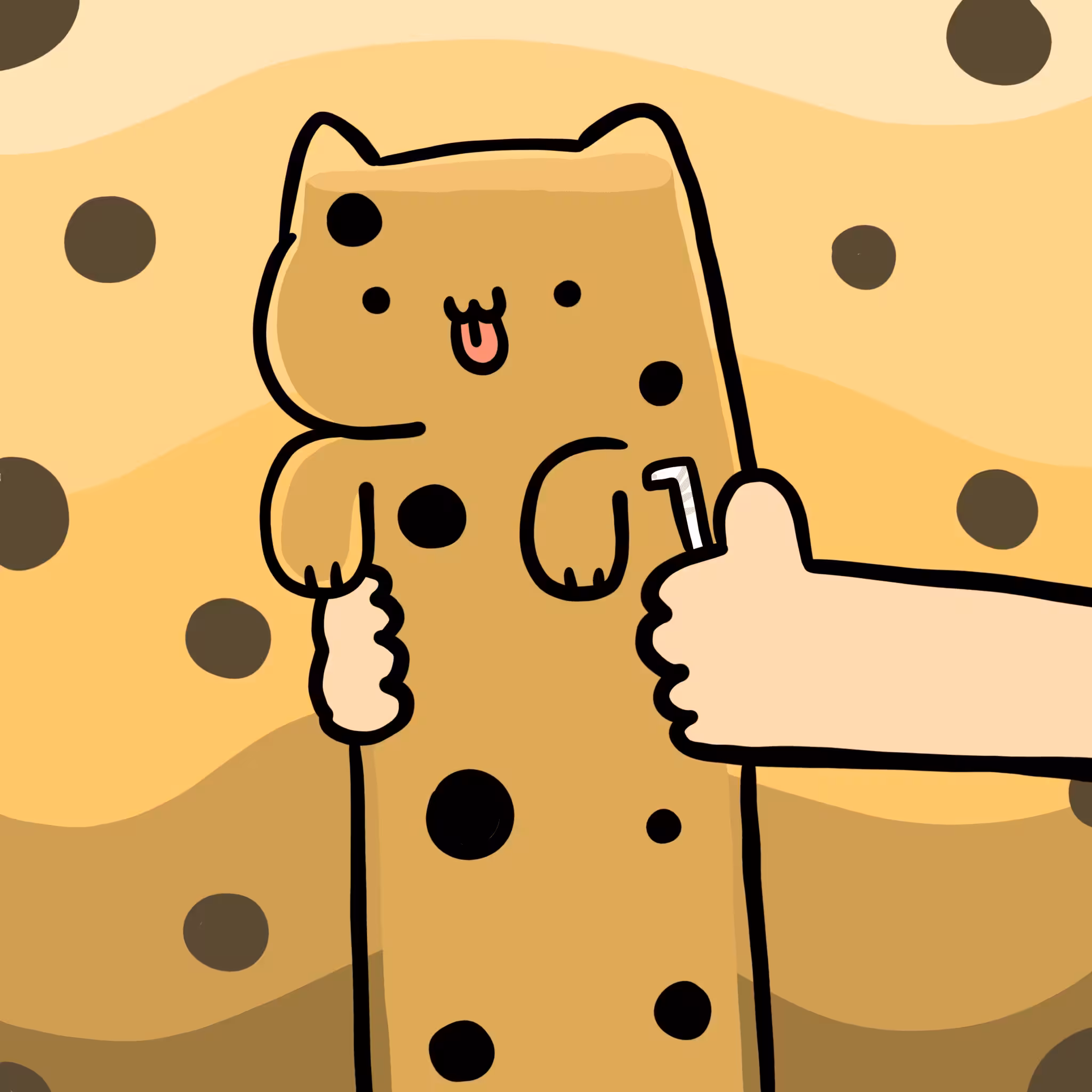 Long Long Cat: Long long Boba cat #096