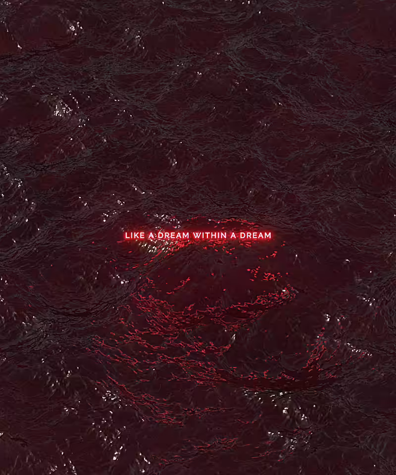 Dream Within A Dream, Title Page - Motion